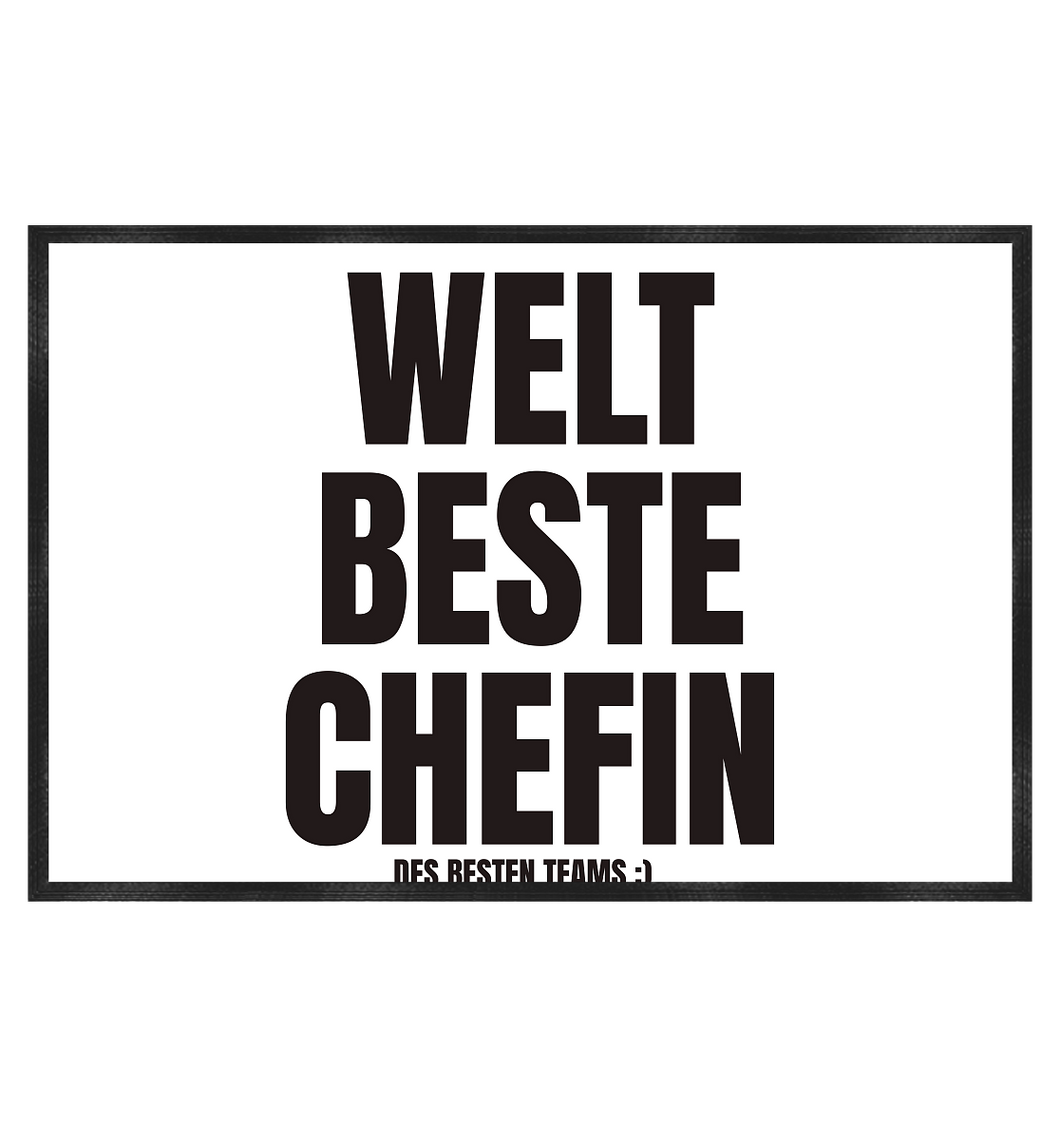 Welt Beste Chefin   - Fußmatte 60x40cm