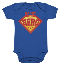 Lade das Bild in den Galerie-Viewer, Daddy is my Hero - Organic Baby Bodysuite
