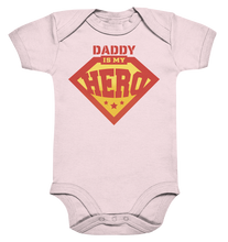 Lade das Bild in den Galerie-Viewer, Daddy is my Hero - Organic Baby Bodysuite
