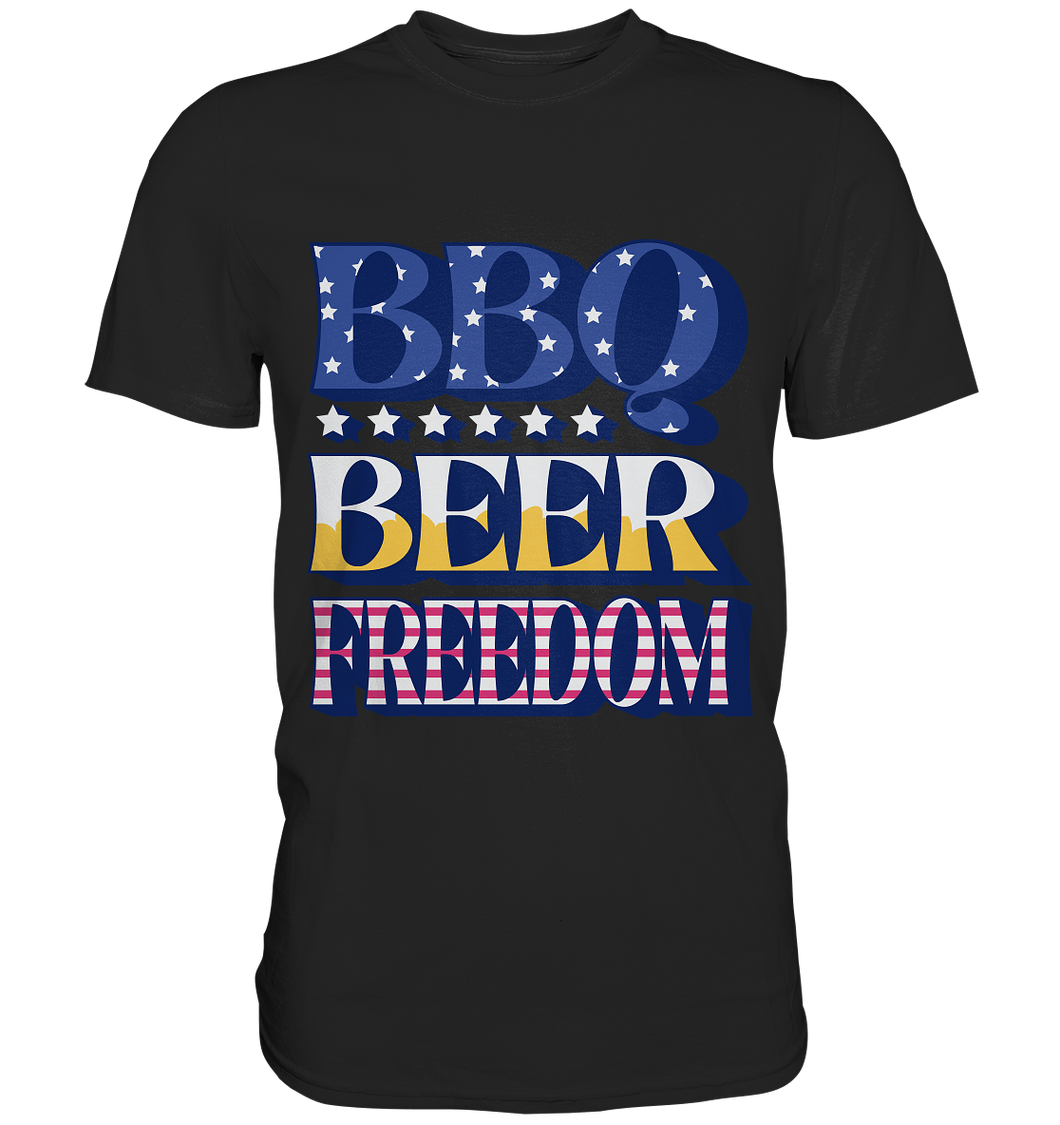 BBQ BEER FREEDOM - Premium Shirt