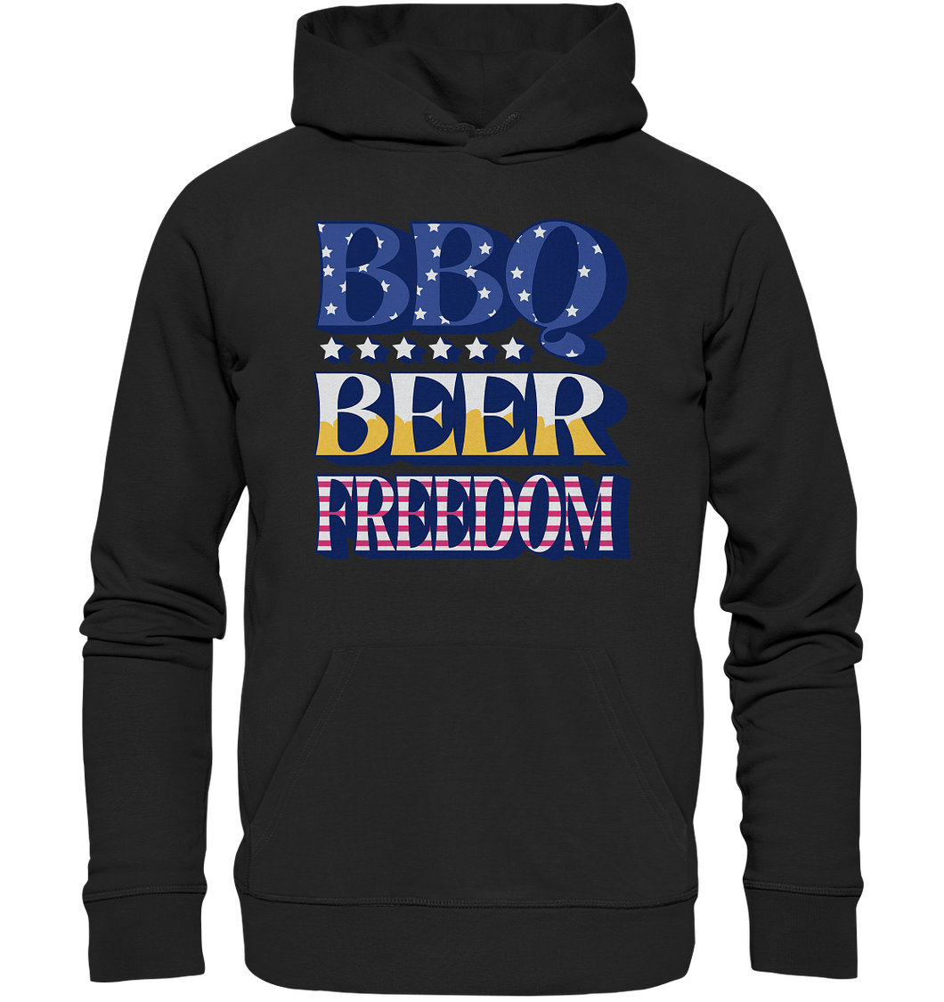 BBQ BEER FREEDOM - Premium Unisex Hoodie