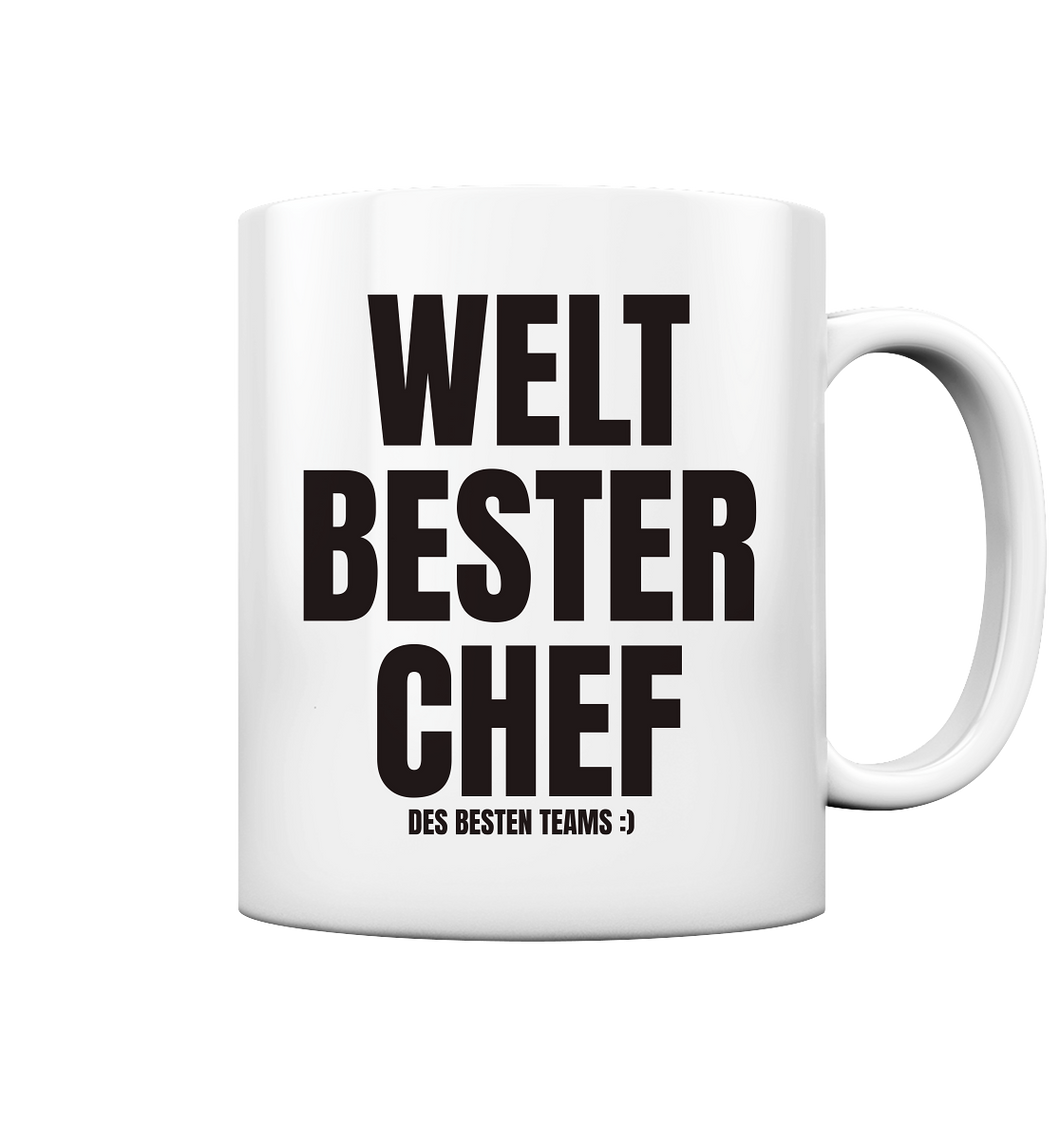 Welt Bester Chef  - Tasse glossy