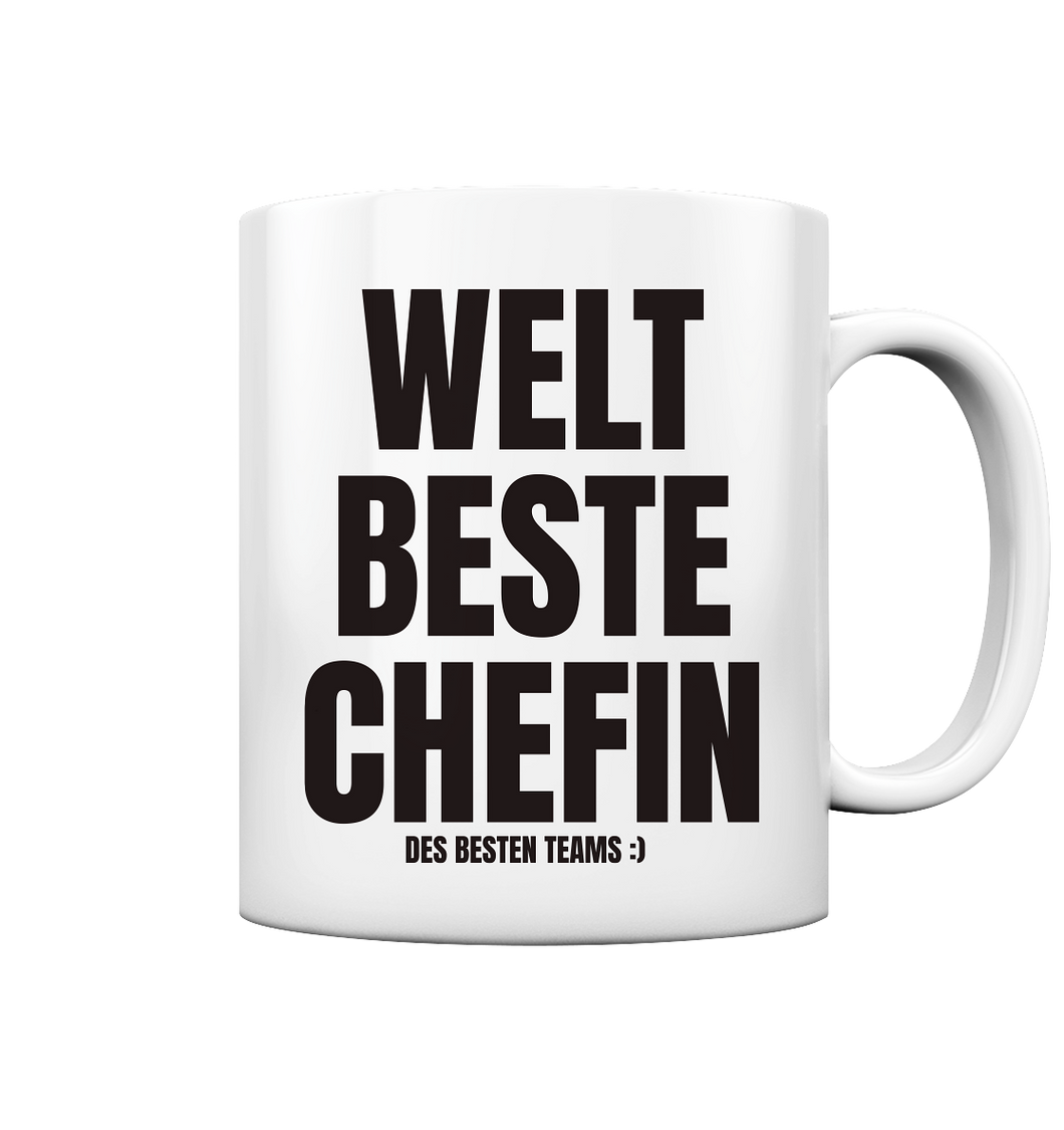 Welt Beste Chefin   - Tasse glossy