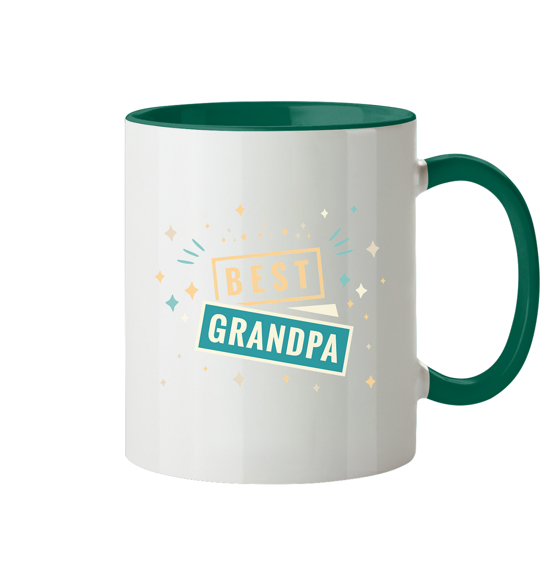 Best Grandpa Tasse - Tasse zweifarbig