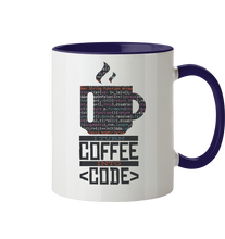 Lade das Bild in den Galerie-Viewer, Coffee Code Tasse - Tasse zweifarbig
