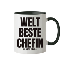 Lade das Bild in den Galerie-Viewer, Welt Beste Chefin   - Tasse zweifarbig
