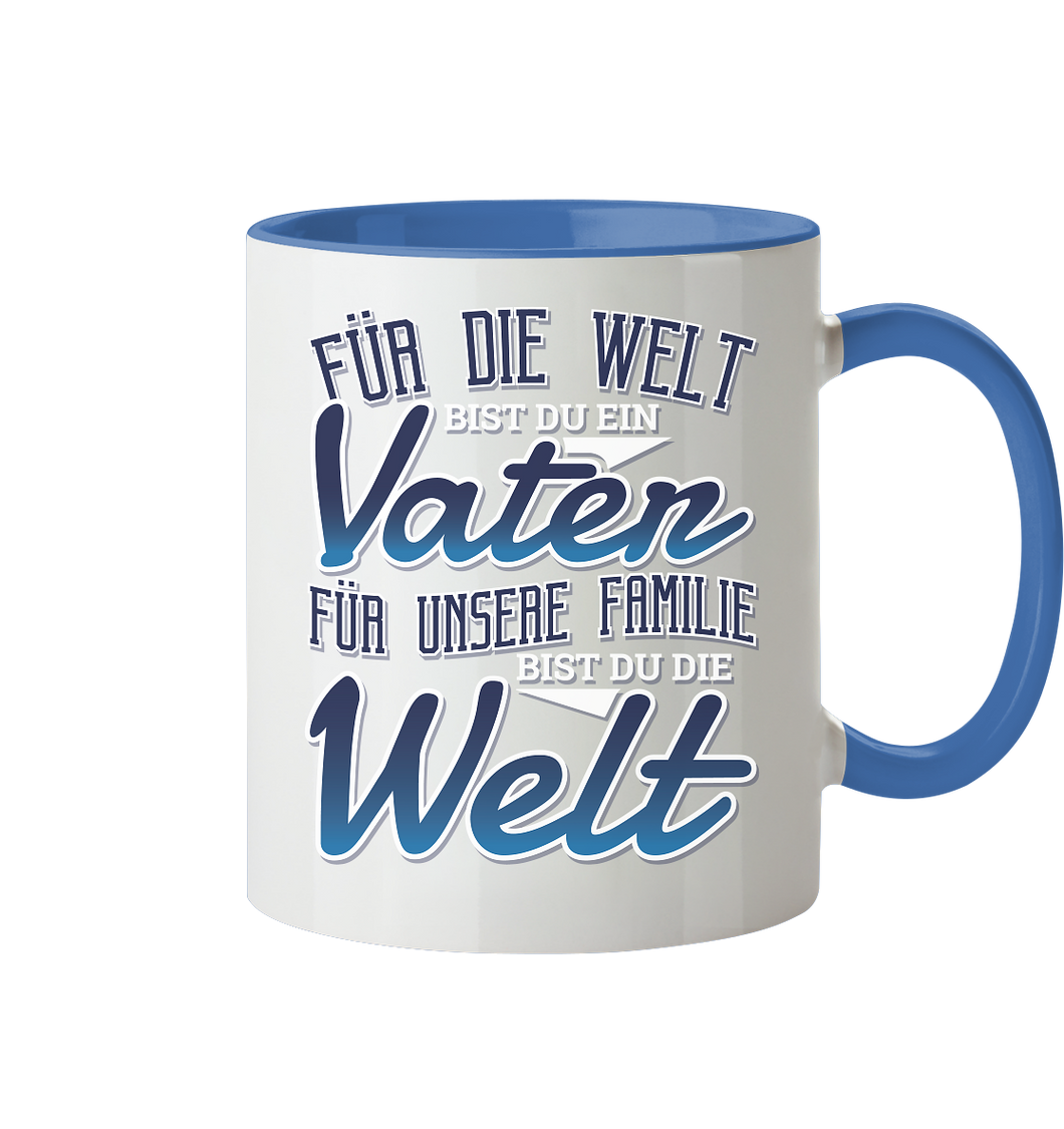 Bester Vater der Welt Tasse - Tasse zweifarbig