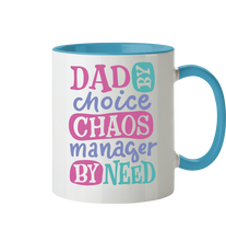 Lade das Bild in den Galerie-Viewer, Dad by Choice Tasse - Tasse zweifarbig
