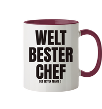 Lade das Bild in den Galerie-Viewer, Welt Bester Chef  - Tasse zweifarbig
