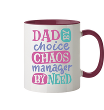 Lade das Bild in den Galerie-Viewer, Dad by Choice Tasse - Tasse zweifarbig
