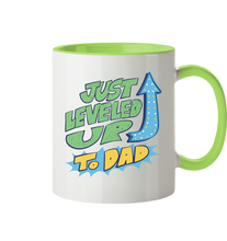 Lade das Bild in den Galerie-Viewer, Just leveled up Dad Tasse - Tasse zweifarbig
