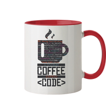 Lade das Bild in den Galerie-Viewer, Coffee Code Tasse - Tasse zweifarbig
