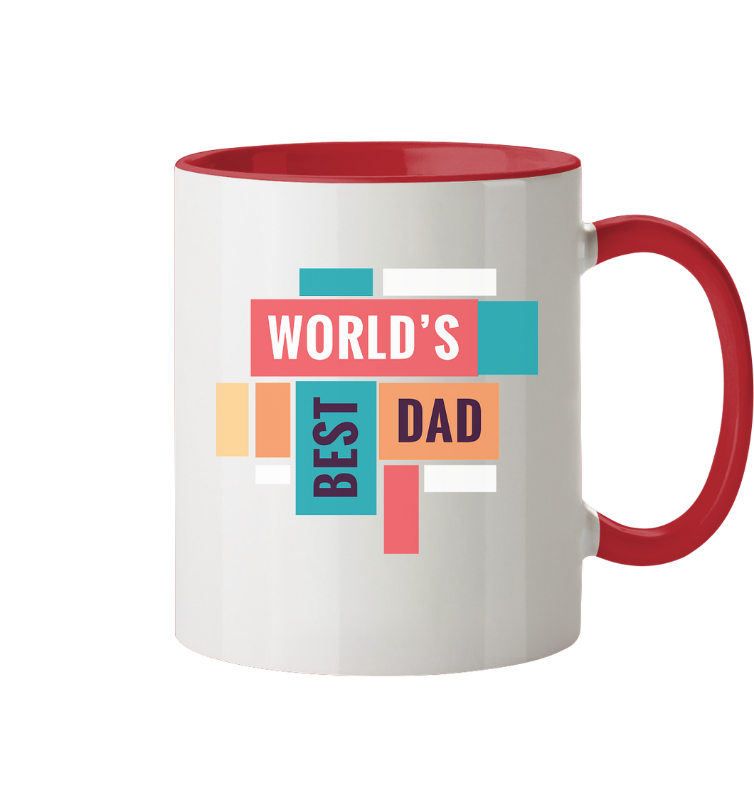 World's Best Dad - Tasse zweifarbig