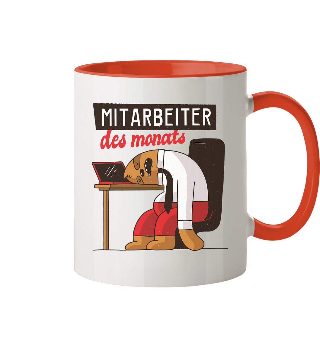 Mitarbeiter des Monats - Tasse zweifarbig