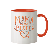 Lade das Bild in den Galerie-Viewer, Mama ist die Beste Tasse - Tasse zweifarbig
