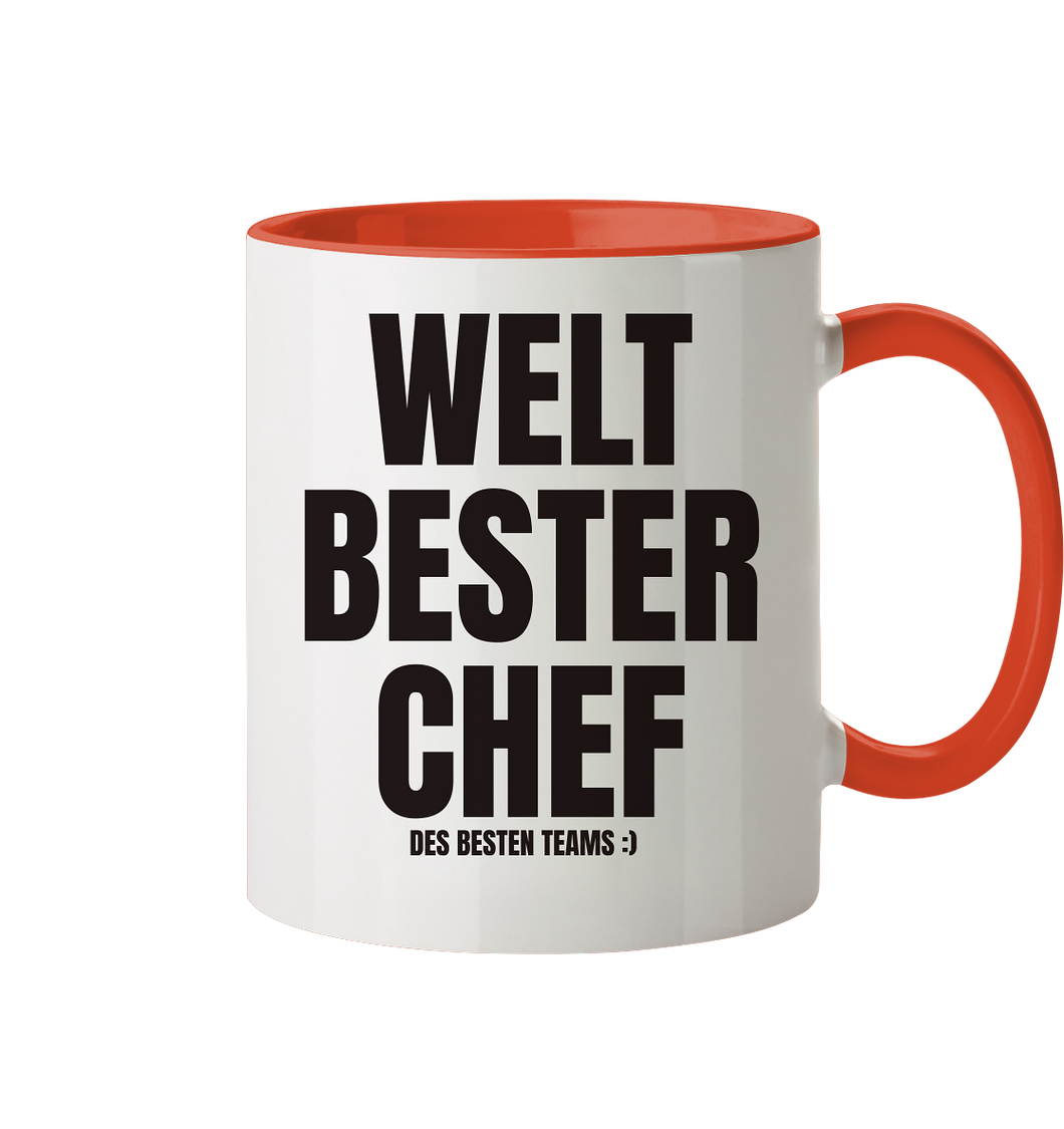 Welt Bester Chef  - Tasse zweifarbig