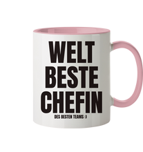 Lade das Bild in den Galerie-Viewer, Welt Beste Chefin   - Tasse zweifarbig
