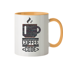 Lade das Bild in den Galerie-Viewer, Coffee Code Tasse - Tasse zweifarbig
